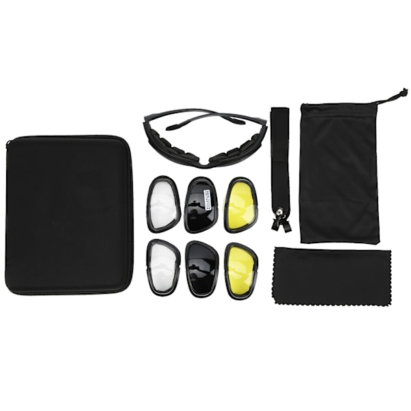 Tactics Military CS Goggles Udendørsaktiviteter Slagfaste eksplosionssikre briller