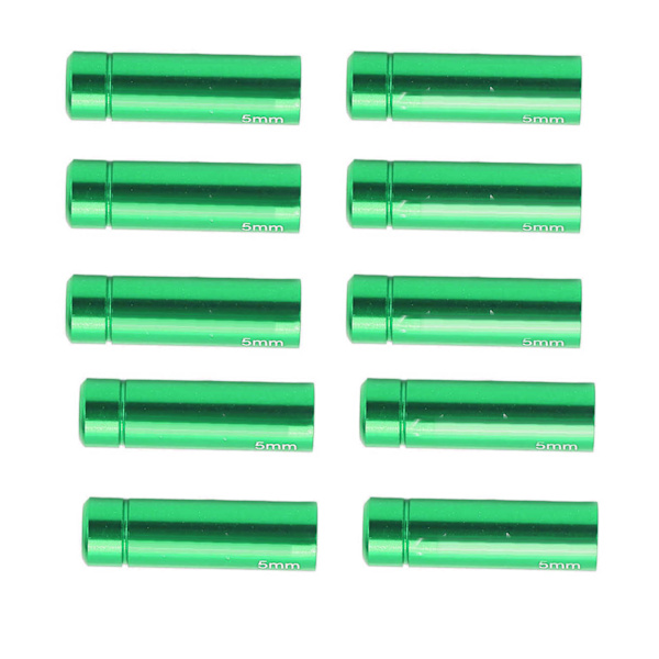 RISK 10 STK 5 mm Cykelbremsekabel Endestykker Aluminiumlegerings Endestykker til MTB Road Bicycle Grøn