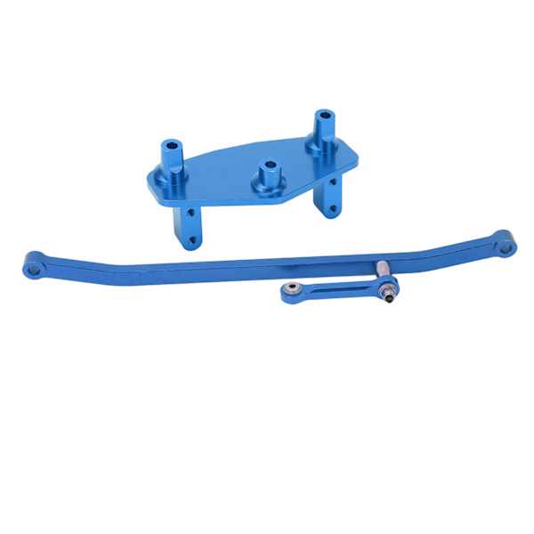 RC Aluminiums Styrearm Tie Rod Servo Mount Base Set for LOSI LMT 4WD Solid Axle 1/8 Monster Truck Blå