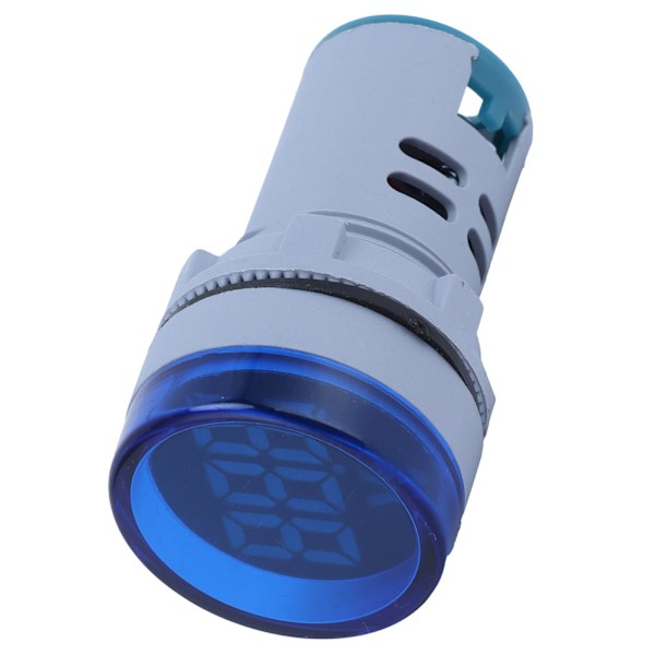 AD16-22FSV rund form digital spänningssignalindikator Spänningsmätarindikator 60~500V ACBlue