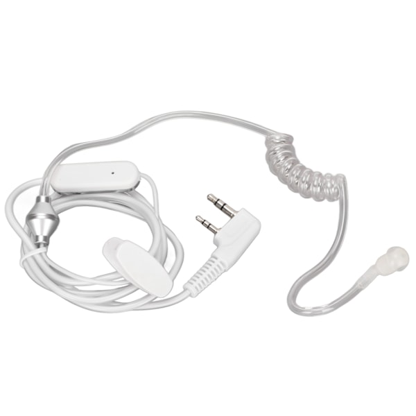 Akustisk Rørheadset 2-pin Komfortabel Klar Spole 2-veis Radio Ørepropp for Baofeng UV5R BF480 V7 V8