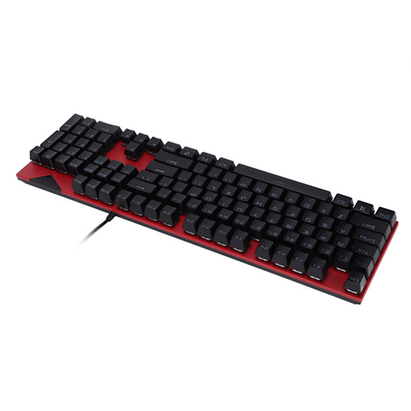 Mekaniskt tangentbord Hot Swap Röd Switch Två färger Injektion USB-port 104 nycklar PC Gaming Tangentbord för hemmakontor PCRed