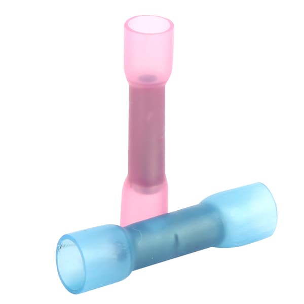 200st Crimp Connector Krympterminalkabelskydd Vattentät butt kit Dubbelvägg
