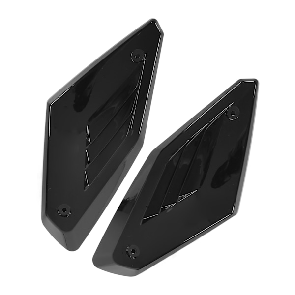2 stk Motorsykkel Sidepanel Luftinntak Deksel Beskyttelse Erstatning for CB650R 2019 2020 2021 Svart