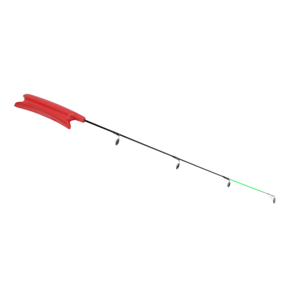 Ultrakort isfiskespind i glasfiber Solid spind Let vinterfiskespind til ferskvandsaltvand