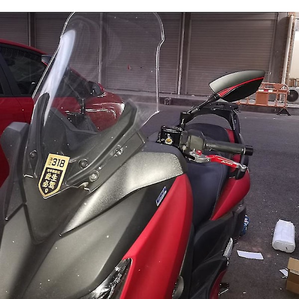CNC Aluminium Bagspejl til Suzuki GSX-S750 GSX-S1000 Alle År - Titanium Farve