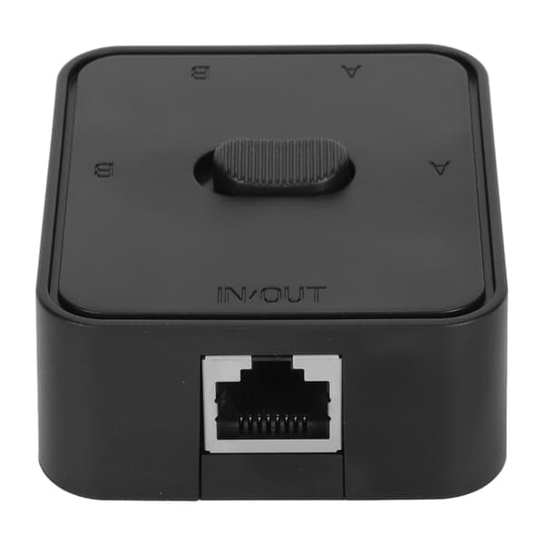 RJ45 CAT6 2 Porte Gigabit Netværk Switch 2 i 1 Ud Netværk Tastetryk Splitter Switch 1 i 2 Ud Strømfri Netværk Switch