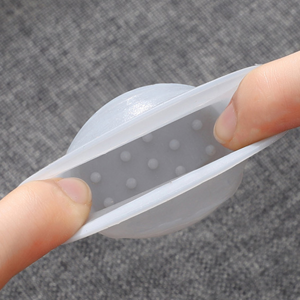 Stolsben Golvskydd Silikonmaterial Elastiskt Lätt att rengöra Stängd Design Stolbensskydd Runda Transparent