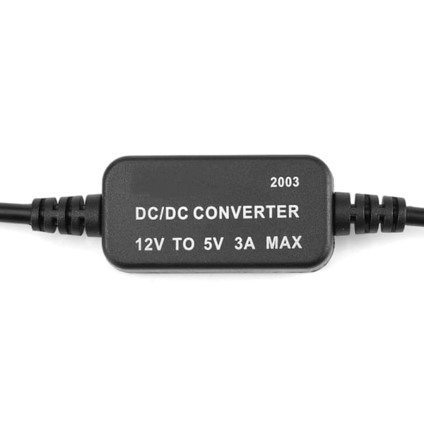 DC-DC 12V til 5V 3A dobbel USB-omformer spenningsregulering for bil GPS-smarttelefon
