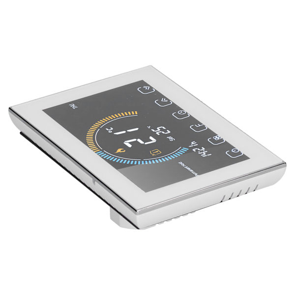 Husholdnings smart termostat med LCD-baggrundsbelysning temperaturstyring til vandgas AC95240V(BHT8000GCBlanc)