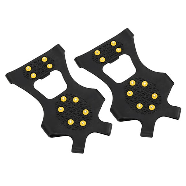 10 Stål Tænder Udendørs Sne Klatring Isbrodder Bjergbestigning Antislip Sko Spikes (XL)