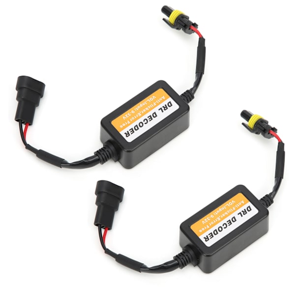 Universaali virheetön päiväajovalodekooderi 9006 LED-lamput Anti-välkyntä 9‑32V