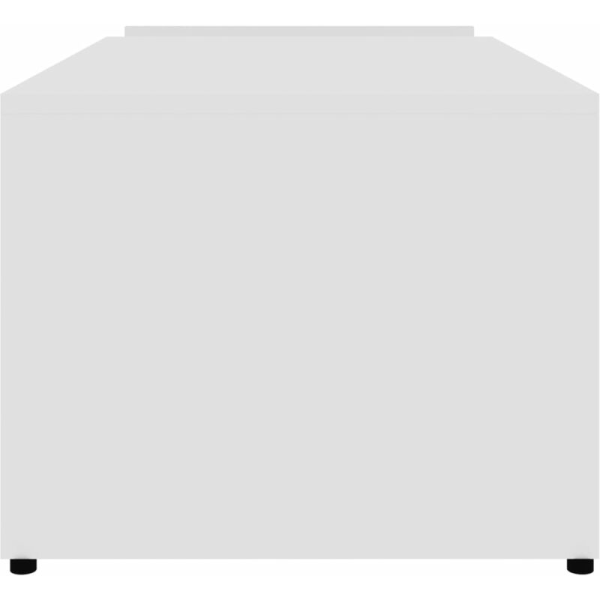 Sohvapöytä Valkoinen 90x45x35 cm Agglomeraatti