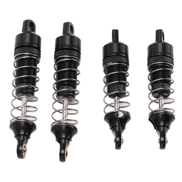 4 stk støtdempere aluminiumlegering RC fjærdempere for Losi Mini T 2.0 2WD 1/18 TruckBlack