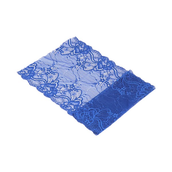 Spetsband 19 cm brett 10 yards Bra elasticitet Säker användning Enkel användning Lägg till Elegans Kläder Tillbehör Blå