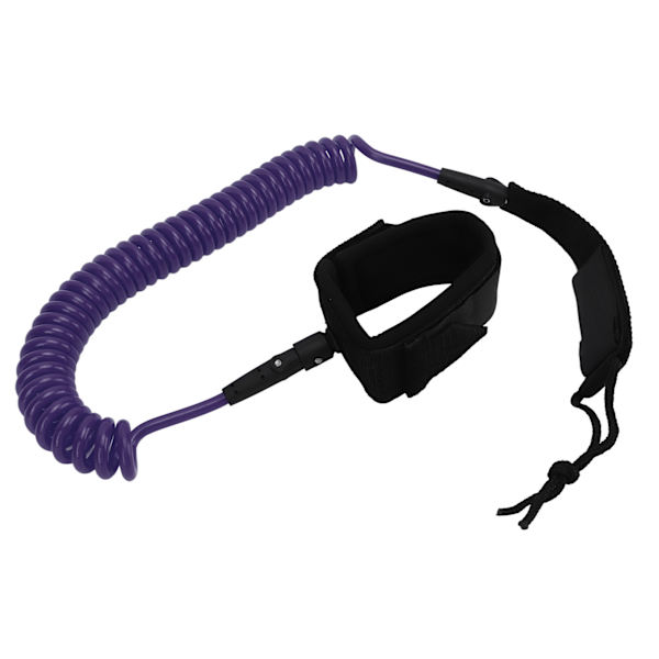 7 mm 10 jalkaa surffausjalkahihna Säädettävä elastinen TPU-surffilauta jalkaremmi Stand Up Paddle Leash Violetti