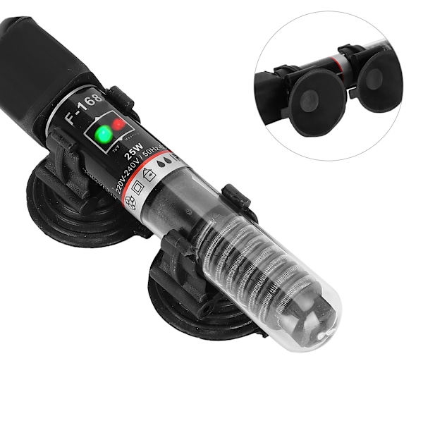 25W Akvarievarmer Stang Akvarium Anti-Eksplosion Konstant Temperatur EU-stik 220V240V