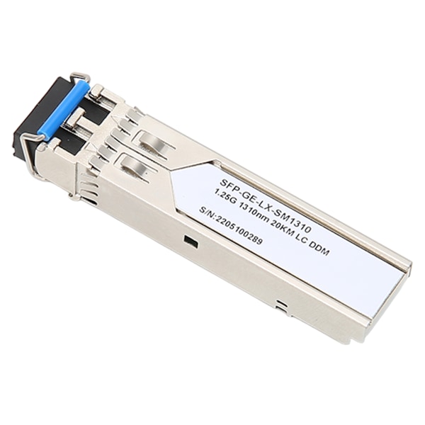 1.25G SFP Transceiver 1310nm Dubbel Fiber Singlemode 20KM Överföringsavstånd Stöd DDM för Internetkort Router