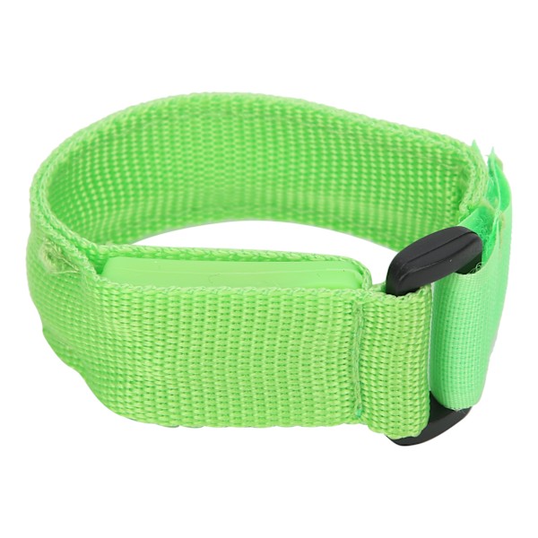 Utomhuslöpning LED Armband Justerbart Blinkande Armband Cykling Light up Armband Grönt