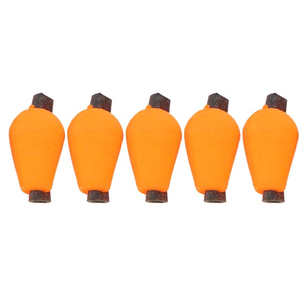 5 kpl/setti Float Foam Tear Drop Strike Indicator Perhokalastustarvikkeet Viehe Kalastus Oranssi