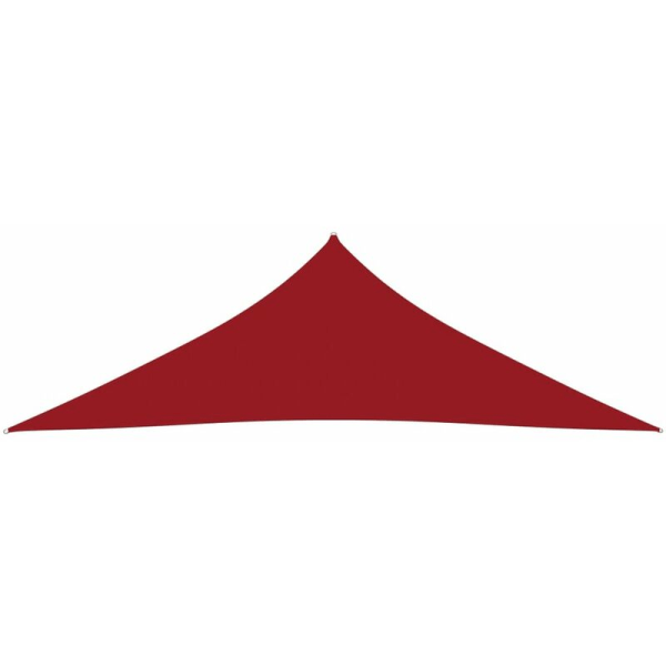 Parasoll Seil Trekantet Oxfordduk 3,5x3,5x4,9m Rød