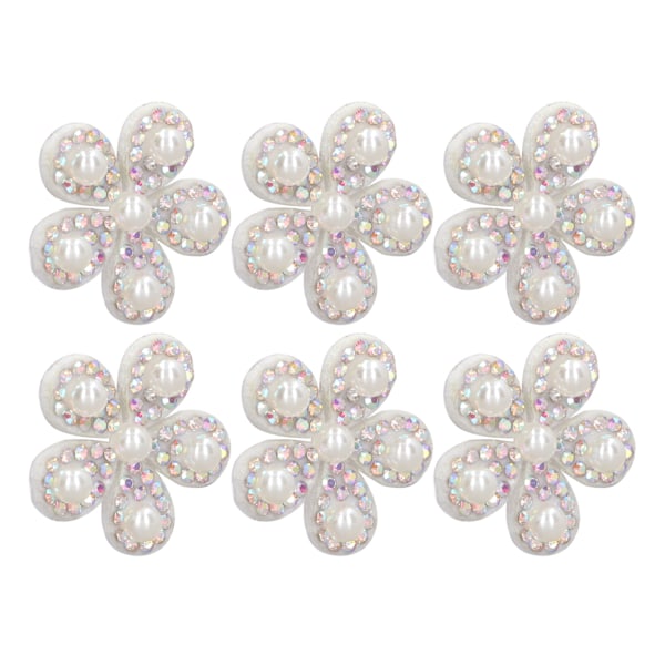 50 st Rhinestone Flower Patches DIY Fashionable Beautiful Sy On Patches för ryggsäckar Kragar Kläder