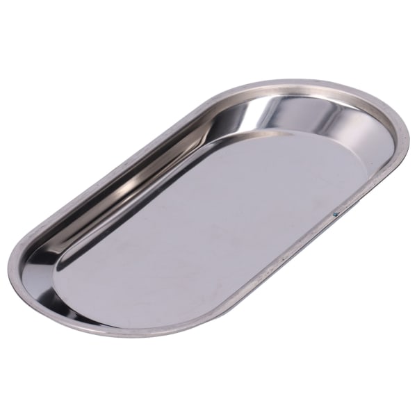 Lille ovalt tykt rustfrit stål multifunktionelt opbevaringsskuffe til hjemmet badeværelse(L )