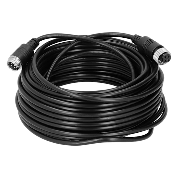 4-stifts bilkamerakabel Bärbar Anti-interferens PVC-videoförlängningssladd för Auto Truck Bus Monitor (10m 32.8ft)