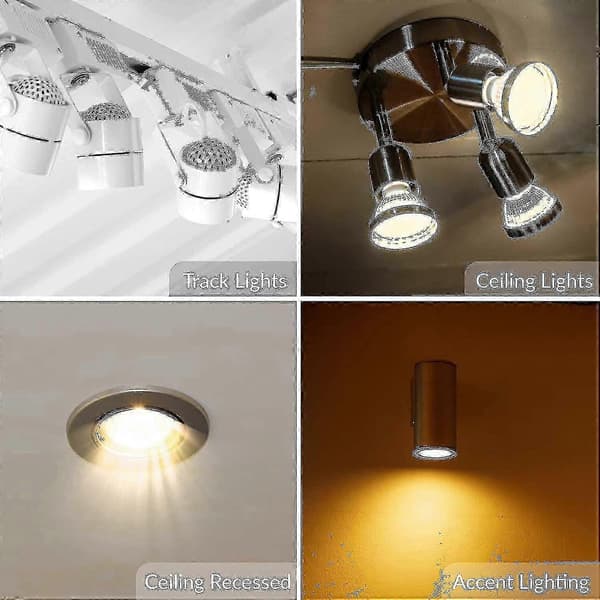 GU10 Halogen Spotlight 50W 8-pack 220-240V AC 700 Lumen 2700K Varmvit