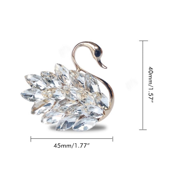 Bling Crystal Swan Car Air Vent Clip Car Doft Bil Diffuser Air Freshener Rhinestone Bil Bling Tillbehör