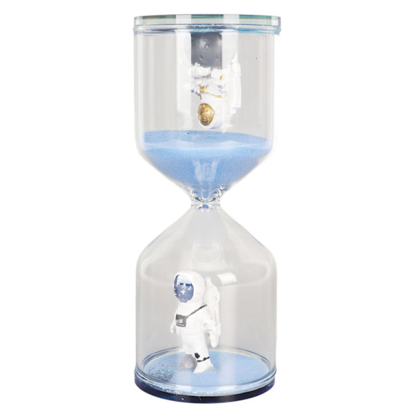 Timglas Timer 30 Minuter Astronaut Ornament Sandglas Timer Sand Klocka för skoluppgifter och matlagning