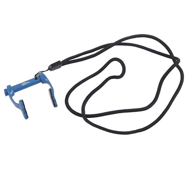 Fridykking Neseklype Sim Nese Plugger med Anti-Tap Rem for Dykking Nybegynner Trening Blå