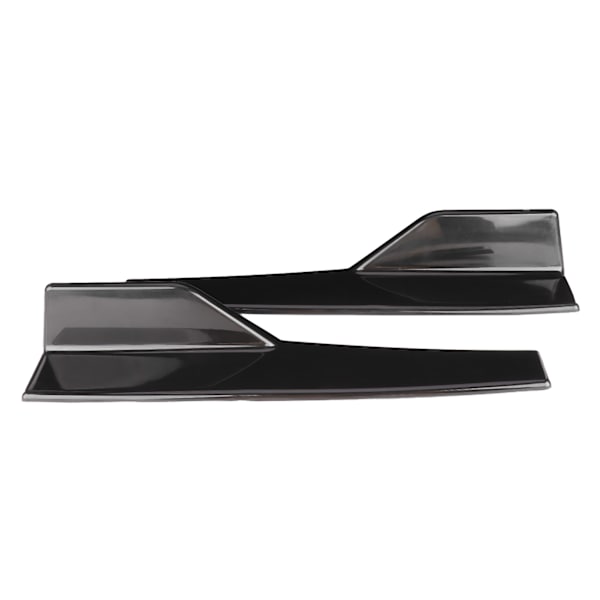 Universal Side Skirts Rocker Splitter Side Winglet Wing Diffuser Bil Karosseri Kit Glans Sort 17,7x3,3in
