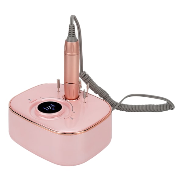 Kynsien hiontakone 35000 RPM LED Hiljainen Pitkäkestoinen Latautuva Kannettava Kynsiviila Rose Gold