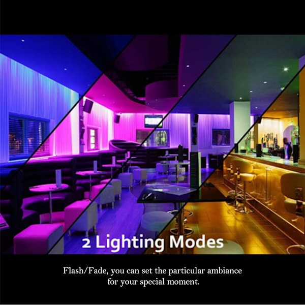 RGBW GU10 LED Farveskiftende Spotlys 2 Lystilstande 3W RGB LED-lampe med Fjernbetjening Hukommelsesfunktion til Bar Scene Party