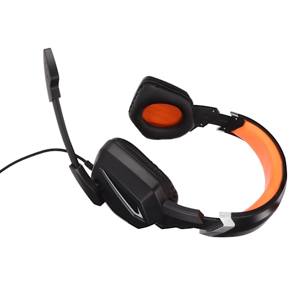 Pelikuulokkeet Stereo Game Over Ear -kuulokkeet äänenvoimakkuuden säätimellä ja dynaamisella RGB:llä PS4:lle Switchille Xboxille
