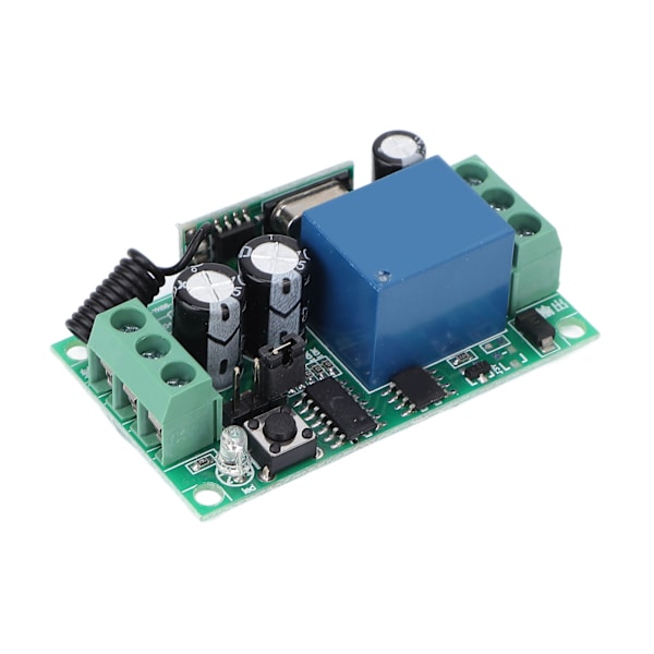 【NX】Minirelæ trådløs switch DC 24V 1CH 10A Universal Learning Code Receiver til lys