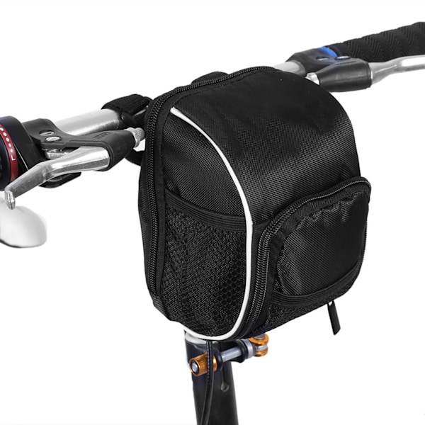 Sort Multi Function Quick Release Cykel Forramme Rør Styr Taske Pose