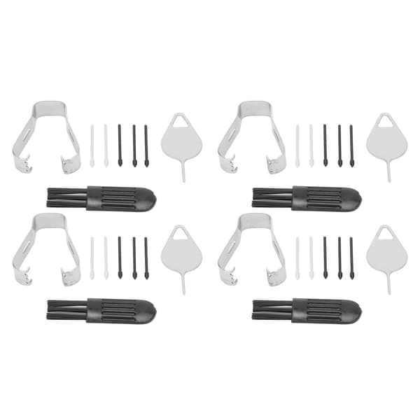4 sæt til Samsung Stylus Pen Tips Udskiftningssæt Sort Grå Spids Udskiftning til Samsung Galaxy Tab S8 til Tab S8 Plus