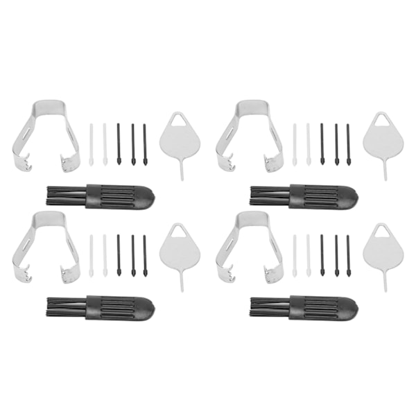 4 Set Ersättningsspetsar för Samsung Stylus Penna Svart Grå Pennspetsar Ersättning för Samsung Galaxy Tab S8 för Tab S8 Plus