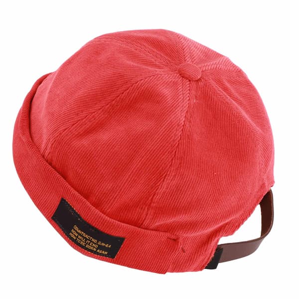 Höst och vinter unisex manchester hatt utan brätte Justerbar Docker mössa Fisherman mössa Dome