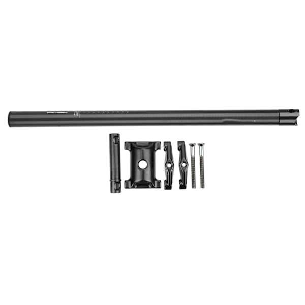 Sadelpind til cykel i aluminiumslegering 33,9 mm sammenklappelig cykelvej Mountainbike Sadelpind TubeBlack
