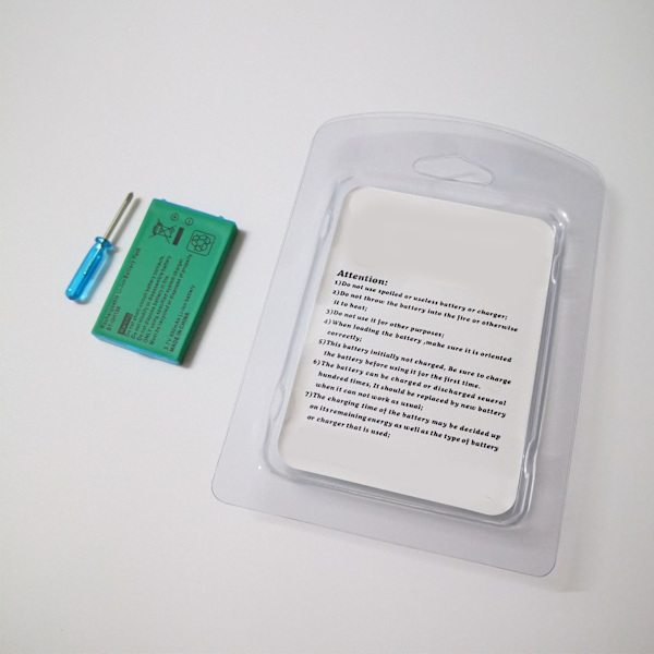 Batteripakke for GBA-utskifting 850mAh litium-ion batteri med skrutrekker for GBA SP spillkonsoller 3,7V