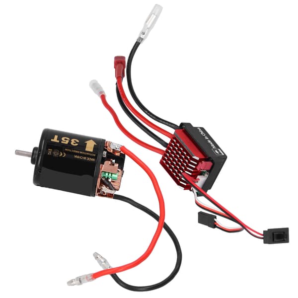 540 Børstet Motor 360A ESC med T-plugg Tilbehør Passer til Tamiya 1/10 RC Bilmodell 35T