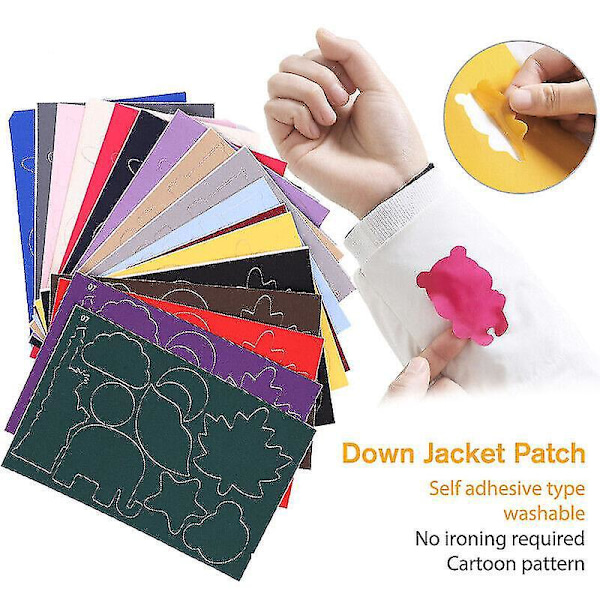 Self-Adhesive Down Jacket Patch for Seamless Hole Repair - Light Brown