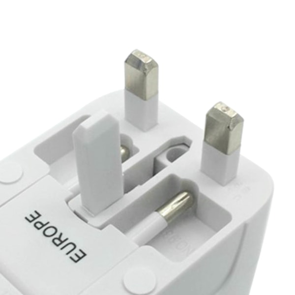 World Travel Power Plug Adapter Bärbar multifunktionell 4 i 1 US UK EU Plug Travel Adapter Converter