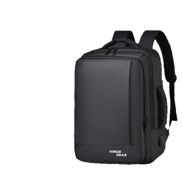 40x30x15 cm - Lätt - Med laptopfack Svart