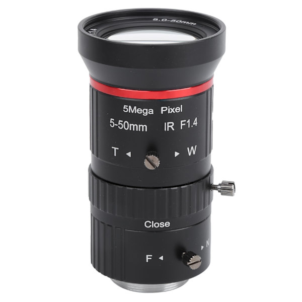 5MP industriell zoomobjektiv CS-fäste manuell bländare FL5-50mm säkerhetsövervakningskameratillbehör