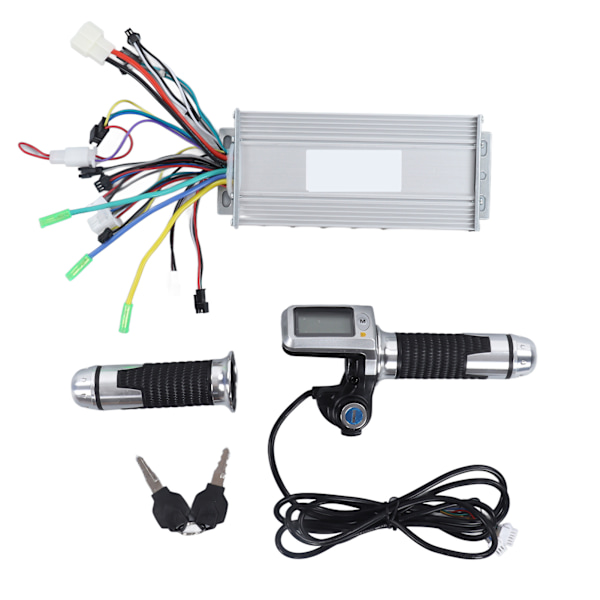 36/48V 1000W sähköpyörän ohjain kaasukahvalla ja LCD-näytöllä