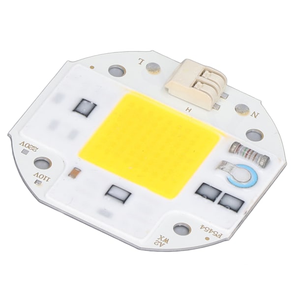 COB Lamp Bead High Power LED Chip Hög Ljusstyrka COB Light Emitter Drive Free för gör-det-själv-belysning 110V50W Varmvit 2800K‑3500K